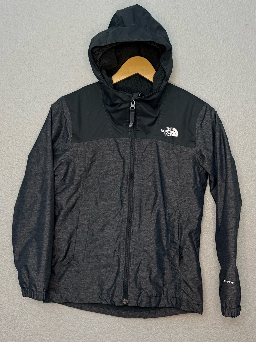The North Face | Boys Warm Storm Dryvent Jacket with Hood | Size Medium 10/12